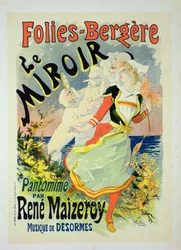 Riproduzione di un poster pubblicitario 